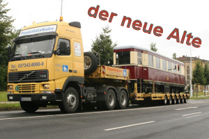 Nach einer umfangreichen Rekonstuktion ist der Triebwagen VT 137 322 wieder auf den Gleisen der SOEG mbH eingetroffen